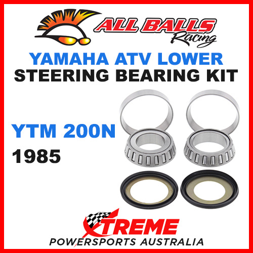 All Balls 22-1007 Yamaha YTM200N YTM 200N 1985 ATV Lower Steering Stem Kit