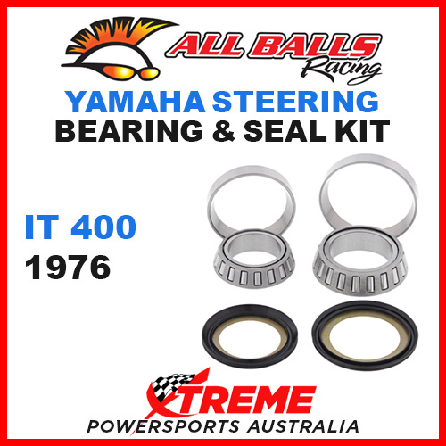 ALL BALLS 22-1008 STEERING HEAD STEM BEARING KIT YAMAHA IT400 IT 400 1976