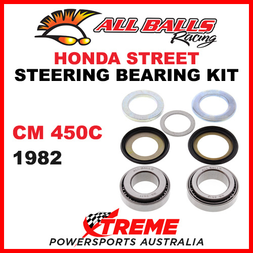 All Balls 22-1011 Honda CM450C CM 450C 1982 Steering Head Stem Bearing Kit