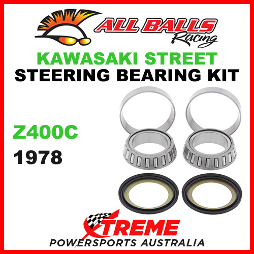 All Balls 22-1012 Kawasaki Z400C Z 400C 1978 Steering Head Stem Bearing Kit