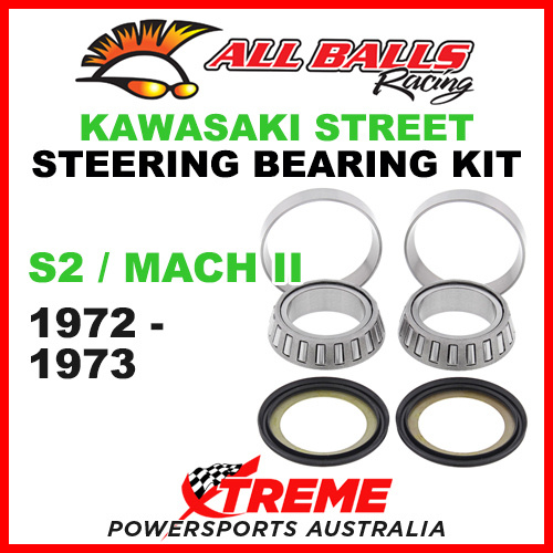 All Balls 22-1012 Kawasaki S2/Mach II 350 1972-73 Steering Head Stem Bearing Kit