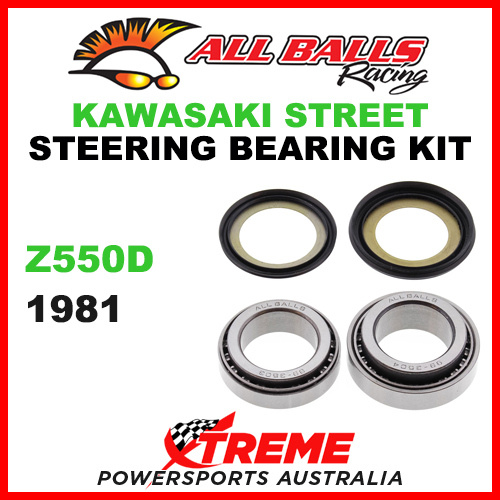 All Balls 22-1014 Kawasaki Z550D Z 550D 1981 Steering Head Stem Bearing Kit