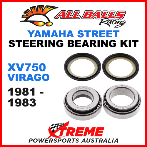 All Balls 22-1015 Yamaha XV750 Virago 1981-1983 Steering Head Stem Bearing Kit