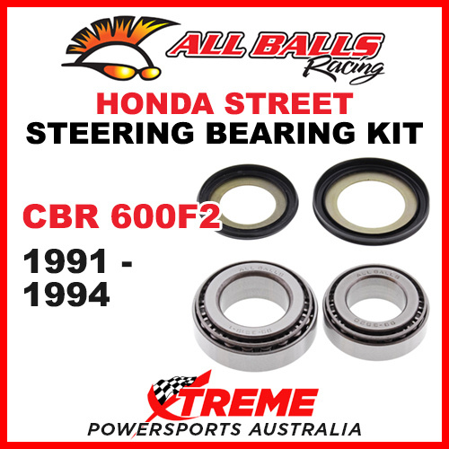 All Balls 22-1020 Honda CBR600F2 CBR 600F2 91-94 Steering Head Stem Bearing Kit