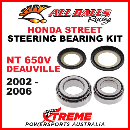 All Balls 22-1020 Honda NT650V Deauville 2002-06 Steering Head Stem Bearing Kit