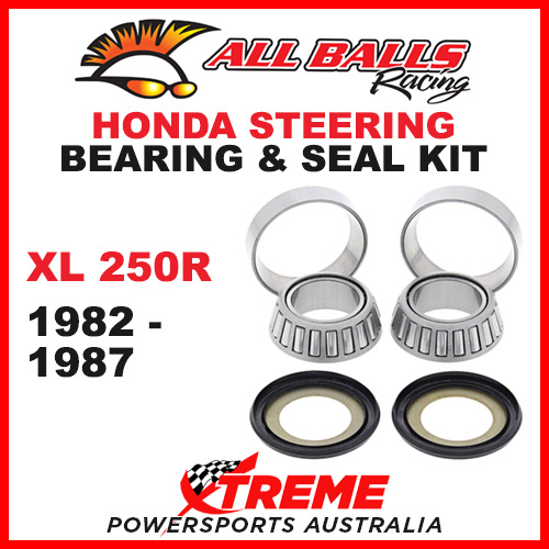 22-1021 Honda XL250R XL 250R 1982-1987 Steering Head Stem Bearing & Seal Kit