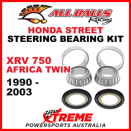 All Balls 22-1021 Honda XRV750 Africa Twin 1990-2003 Steering Head Stem Bearing Kit