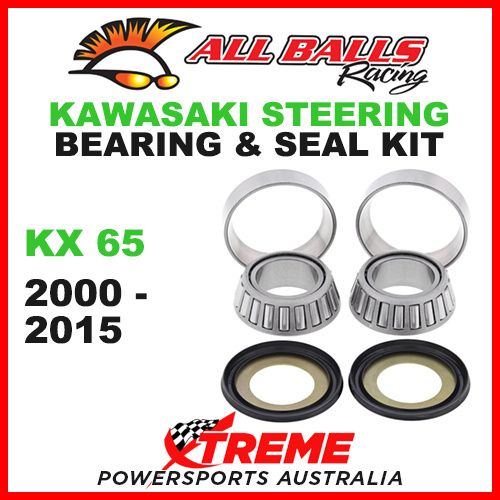 22-1022 Kawasaki KX65 KX 65 2000-2015 Steering Head Stem Bearing & Seal Kit