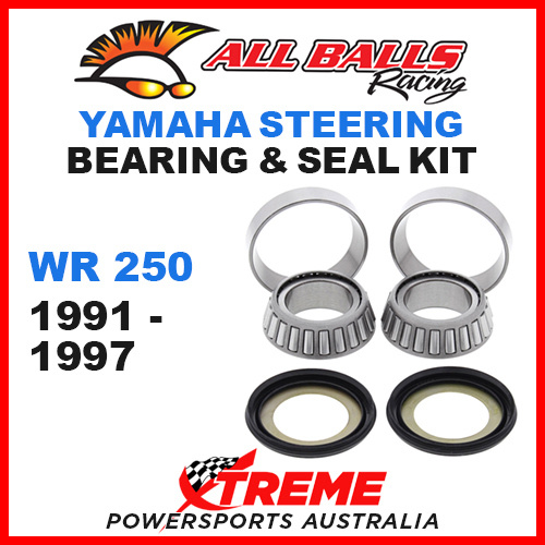 ALL BALLS 22-1024 STEERING HEAD STEM BEARING KIT YAMAHA WR250 WR 250 1991-1997