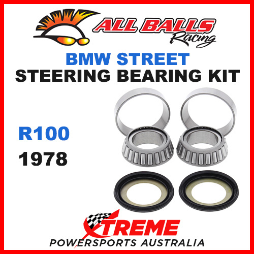 All Balls 22-1024 BMW R100 1978 Steering Head Stem Bearing Kit