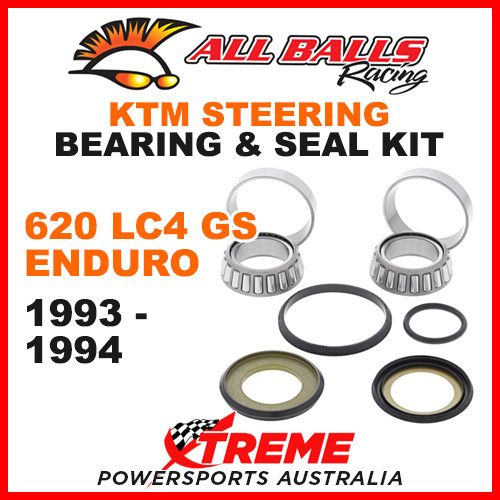 22-1026 KTM 620 LC4 GS Enduro 1993-1994 Steering Head Stem Bearing Kit MX