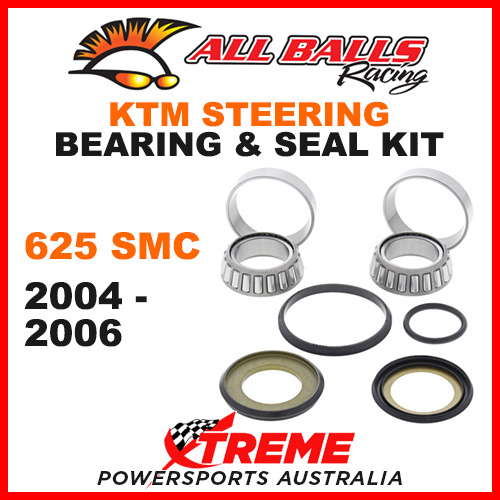 22-1026 KTM 625SMC 625 SMC 2004-2006 Steering Head Stem Bearing Kit MX