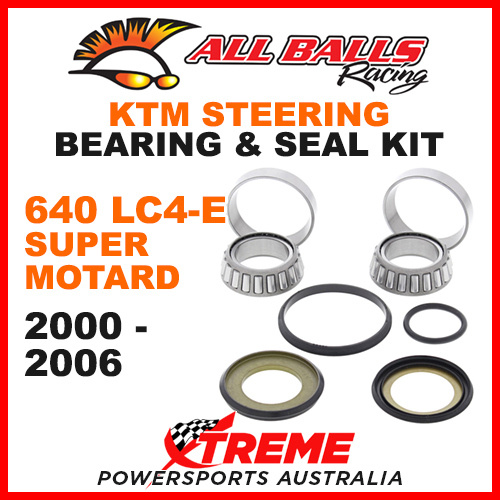 22-1026 KTM 640 LC4-E Super Motard 2000-2006 Steering Head Stem Bearing Kit MX