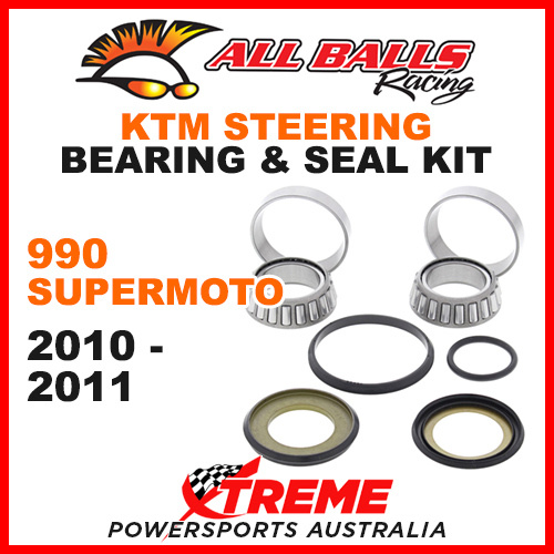 22-1026 KTM 990 Supermoto 2010-2011 Steering Head Stem Bearing Kit MX