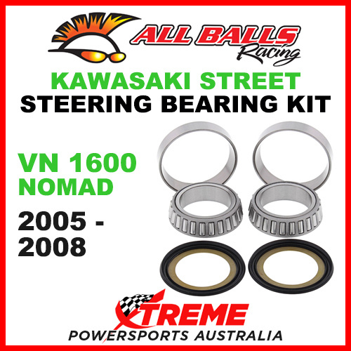 All Balls 22-1031 Kawasaki VN1600 Nomad 2005-2008 Steering Head Stem Bearing Kit