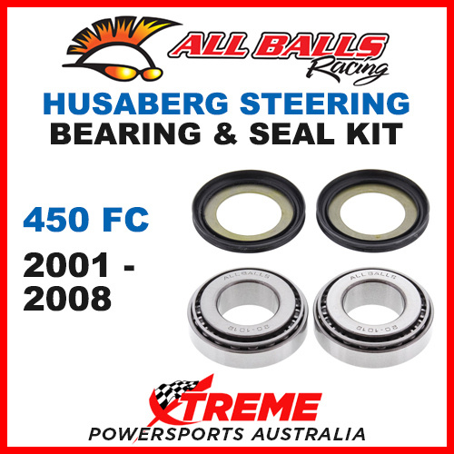 22-1032 Husaberg 450FC 450 FC 2001-2008 Steering Head Stem Bearing & Seal Kit