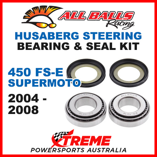 22-1032 Husaberg 450FS-E Supermoto 04-08 Steering Head Stem Bearing & Seal Kit