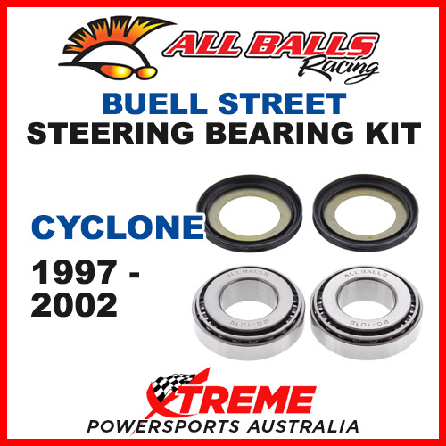 All Balls 22-1032 Buell Cyclone 1997-2002 Steering Head Stem Bearing Kit