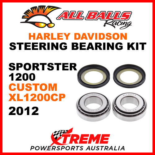 22-1032 HD Sportster 1200 Custom XL1200CP 2012 Steering Head Stem Bearing Kit