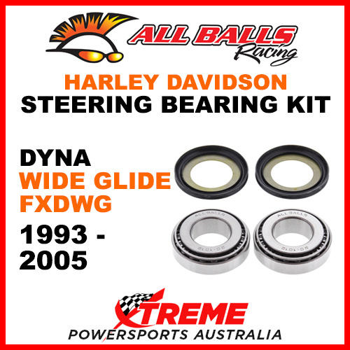 22-1032 HD Dyna Wide Glide FXDWG 1993-2005 Steering Head Stem Bearing Kit