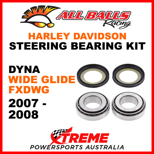 22-1032 HD Dyna Wide Glide FXDWG 2007-2008 Steering Head Stem Bearing Kit