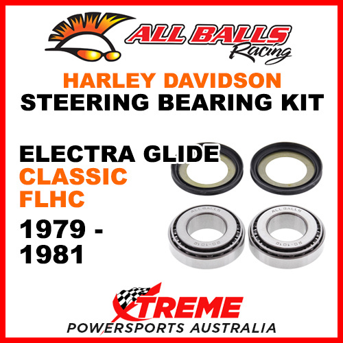 22-1032 HD Electra Glide Classic FLHC 1979-1981 Steering Head Stem Bearing Kit