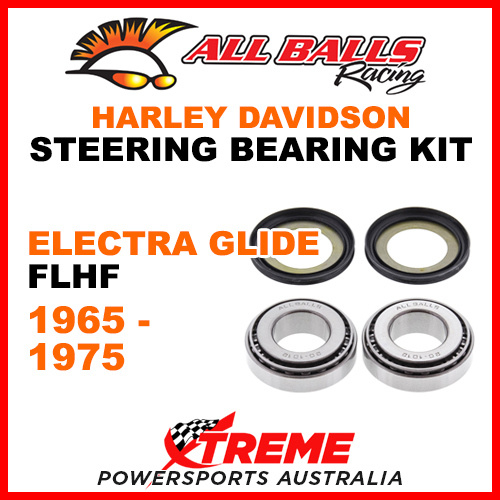 All Balls 22-1032 HD Electra Glide FLHF 1965-1975 Steering Head Stem Bearing Kit