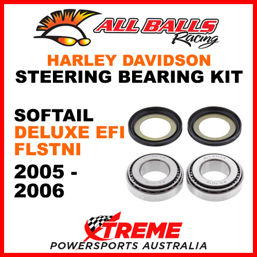 22-1032 HD Softail Deluxe EFI FLSTNI 2005-2006 Steering Head Stem Bearing Kit