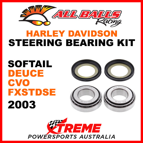 22-1032 HD Softail Deuce CVO FXSTDSE 2003 Steering Head Stem Bearing Kit