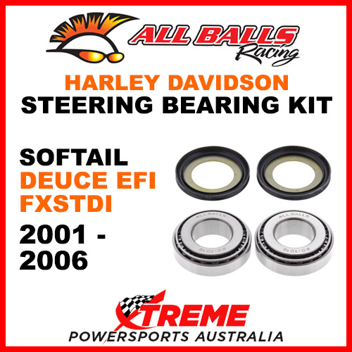 22-1032 HD Softail Deuce EFI FXSTDI 2001-2006 Steering Head Stem Bearing Kit