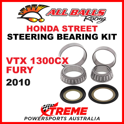 All Balls 22-1037 Honda VTX1300CX Fury 2010 Steering Head Stem Bearing Kit