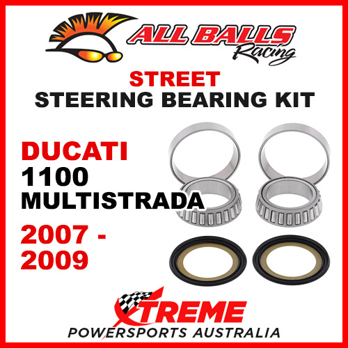 All Balls Ducati 1100 Multistrada 2007-2009 Steering Bearing Kit 22-1039