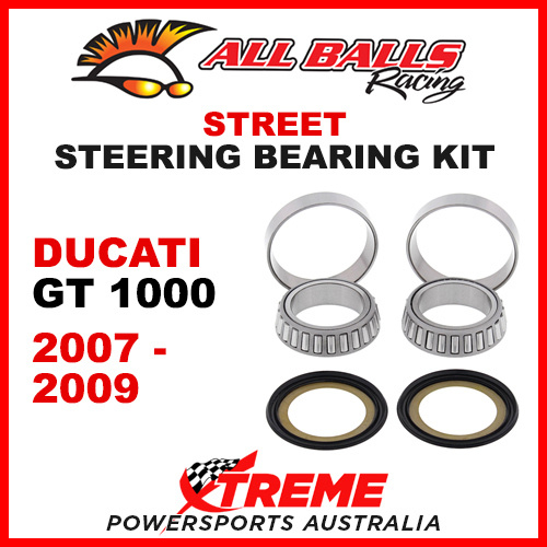 All Balls Ducati GT1000 GT 1000 2007-2009 Steering Bearing Kit 22-1039