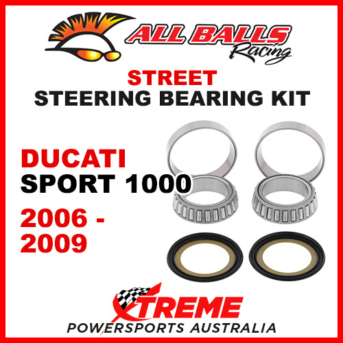 All Balls Ducati Sport 1000 2006-2009 Steering Bearing Kit 22-1039