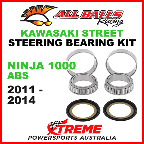 All Balls 22-1039 Kawasaki Ninja 1000 ABS 2011-14 Steering Head Stem Bearing Kit