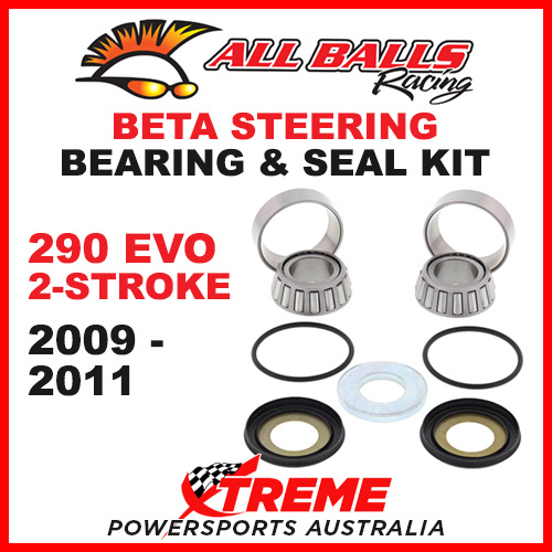 22-1047 Beta 290 EVO 2T 2009-2011 Steering Head Stem Bearing & Seal Kit