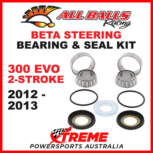 22-1047 Beta 300 EVO 2T 2012-2013 Steering Head Stem Bearing & Seal Kit