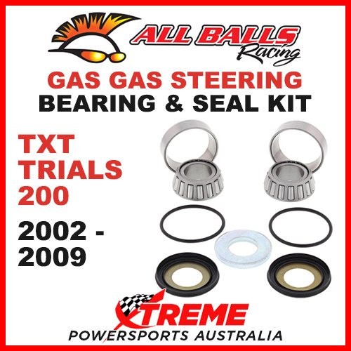 22-1047 Gas Gas TXT Trails 200 2002-2009 Steering Head Stem Bearing Kit