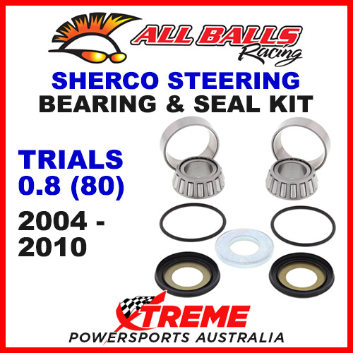 22-1047 Sherco Trials 0.8 80cc 2004-2010 Steering Head Stem Bearing & Seal Kit