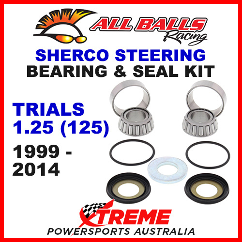 22-1047 Sherco Trials 1.25 125cc 1999-2014 Steering Head Stem Bearing & Seal Kit