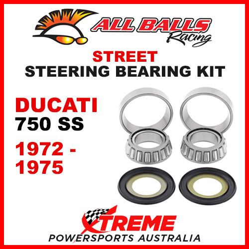 All Balls Ducati 750SS 750 SS 1972-1975 Steering Bearing Kit 22-1062