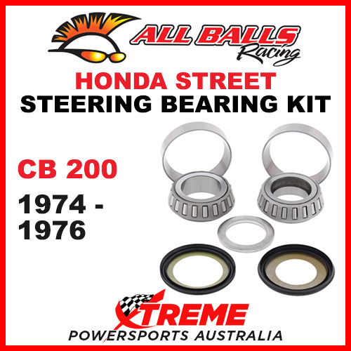 All Balls 22-1066 Honda CB200 CB 200 1974-1976 Steering Head Stem Bearing Kit