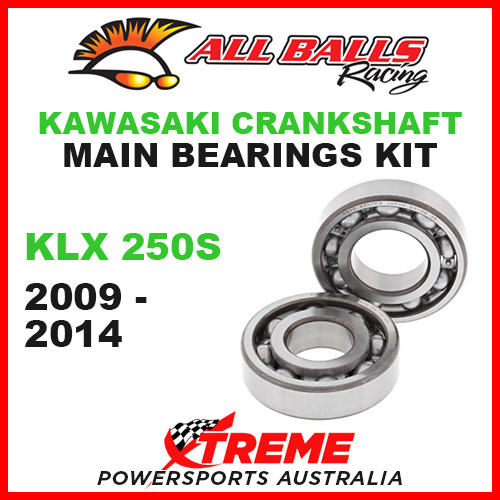 All Balls 24-1059 Kawasaki KLX250S KLX 250S 2009-14 Crankshaft Main Bearings MX