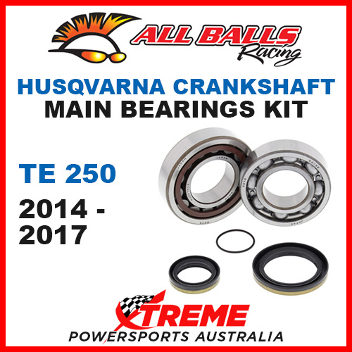 All Balls 24-1098 Husqvarna TE250 TE 250 2014-2017 Crankshaft Main Bearings