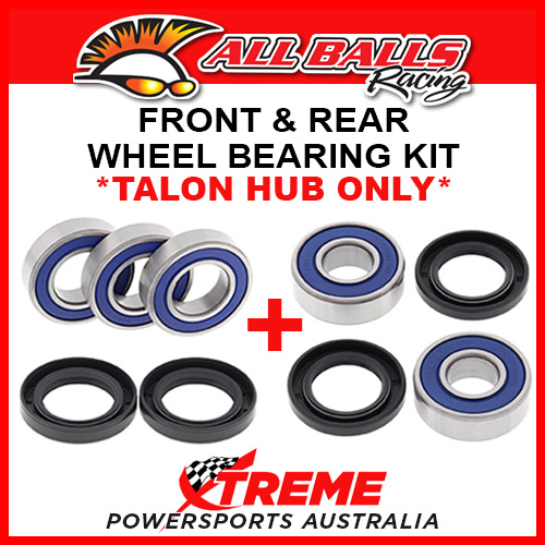 All Balls Kawasaki KX80 1998-2000 Talon Hub Only, Front/Rear Wheel Bearings