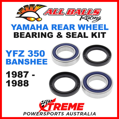 ALL BALLS 25-1315 Yamaha YFZ 350 Banshee 1987-1988 Rear Wheel Bearing Kit