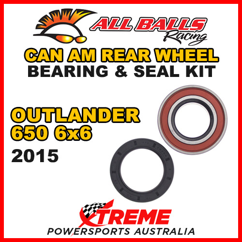 25-1516 ATV REAR WHEEL BEARING KIT CAN AM OUTLANDER 650 6X6 2015