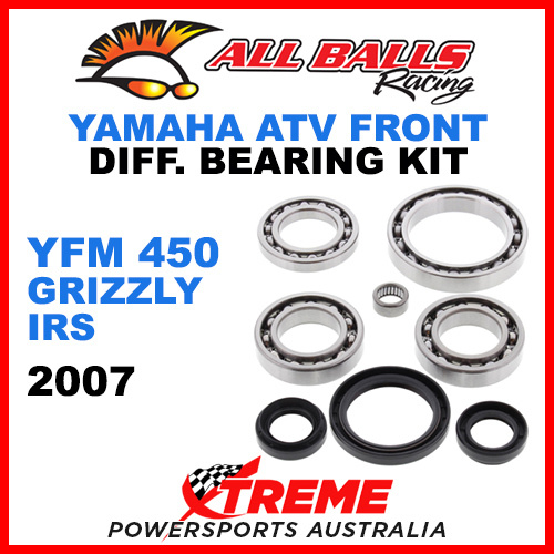 All Balls 25-2044 Yamaha YFM 450 Grizzly IRS 2007 Front Differential Bearing Kit