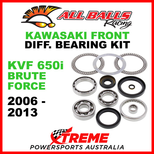 25-2066 Kawasaki KVF650i Brute Force 2006-2013 Front Differential Bearing Kit