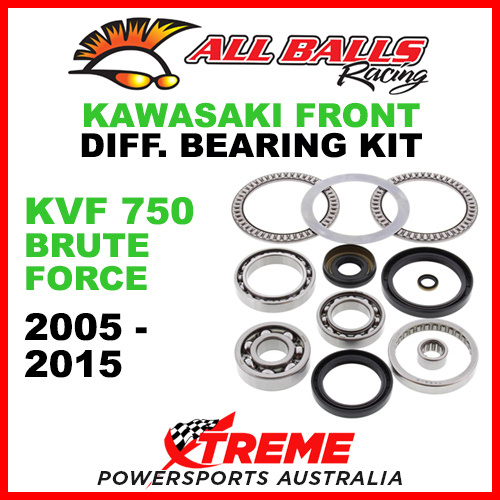 25-2066 Kawasaki KVF750 Brute Force 2005-2015 Front Differential Bearing Kit